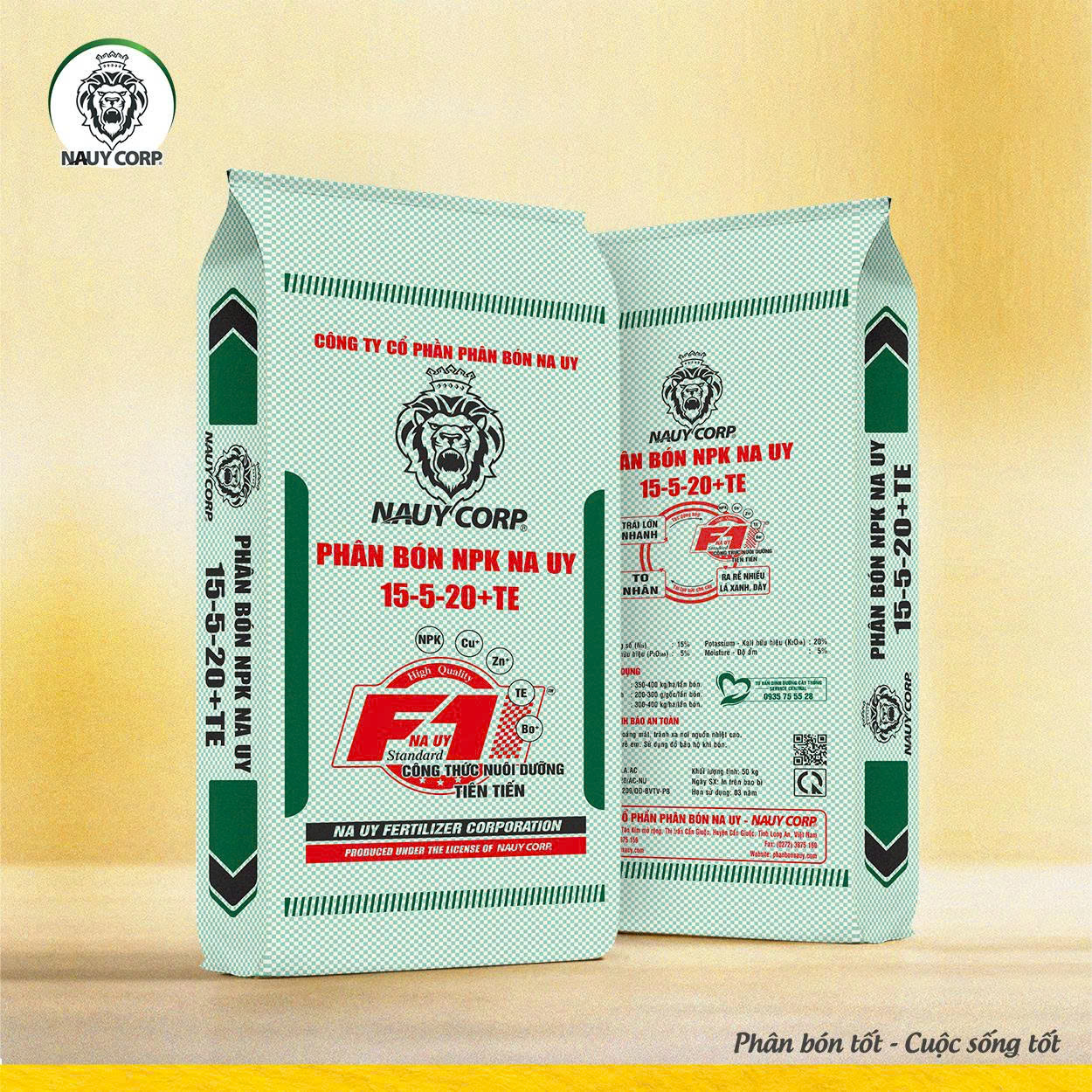PHÂN BÓN NPK NAUY 15-5-20 +TE