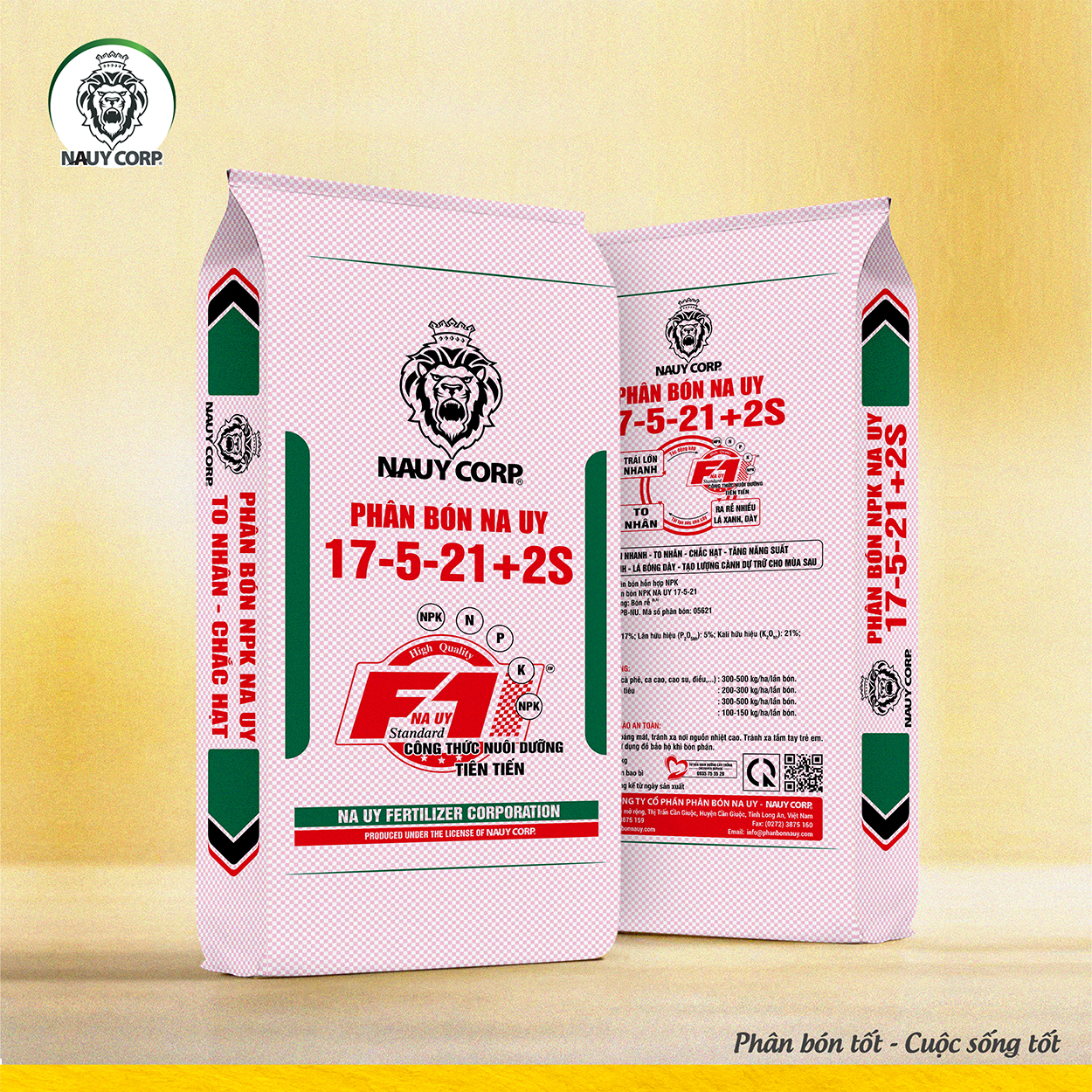 PHÂN BÓN NPK NAUY 17-5-21+2S+TE
