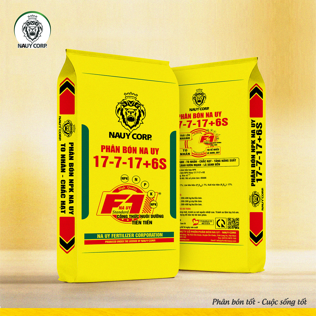 PHÂN BÓN NPK NAUY 17-7-17+TE
