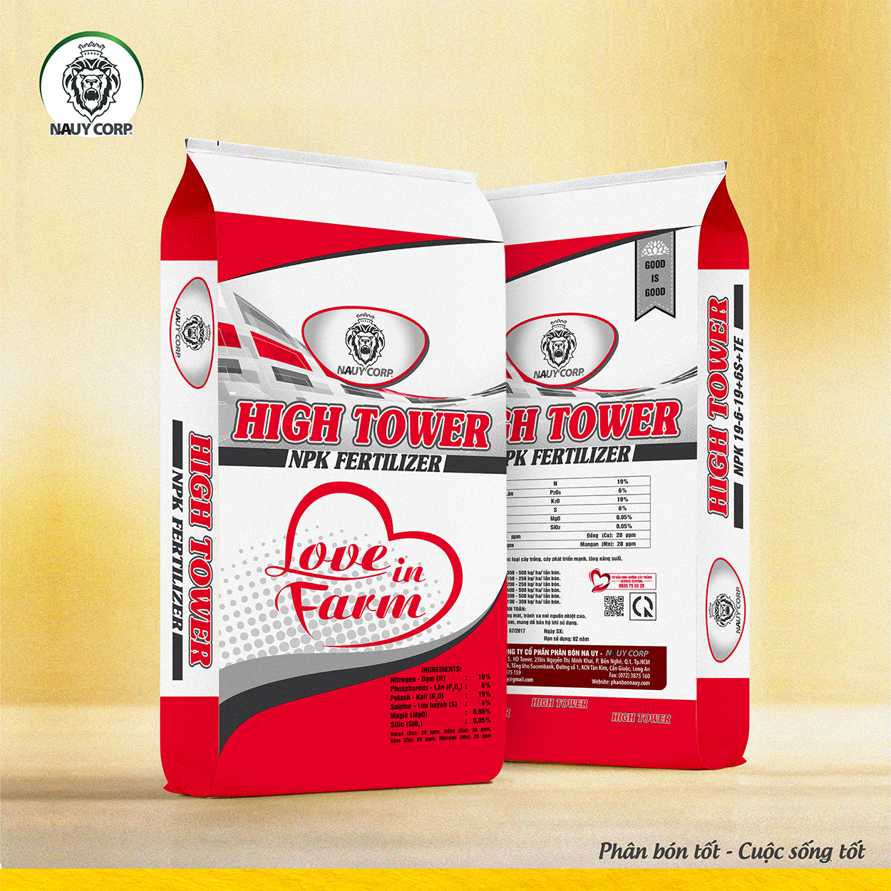 PHÂN BÓN NPK NAUY 19-6-19+TE