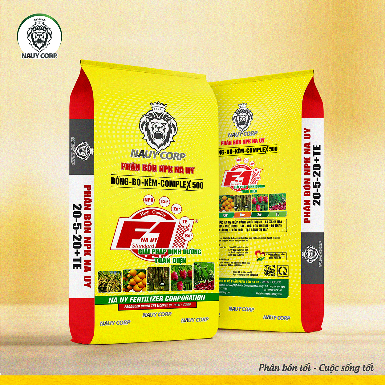 PHÂN BÓN NPK NAUY 20-5-20+TE