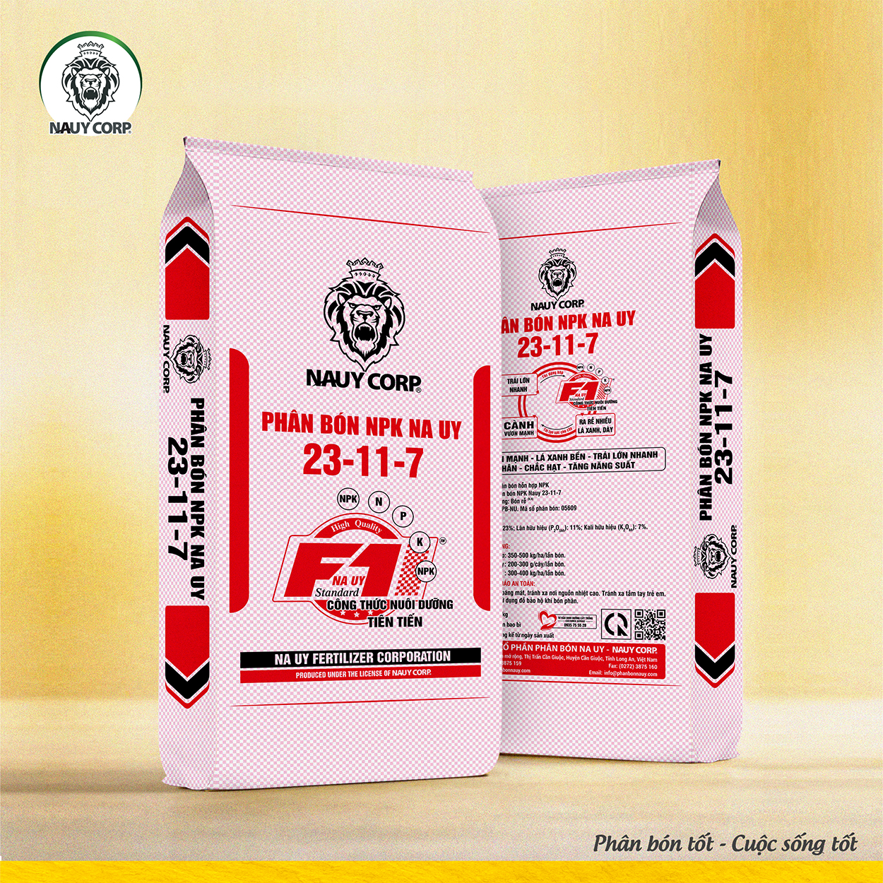 PHÂN BÓN NPK NAUY 23-11-7+TE