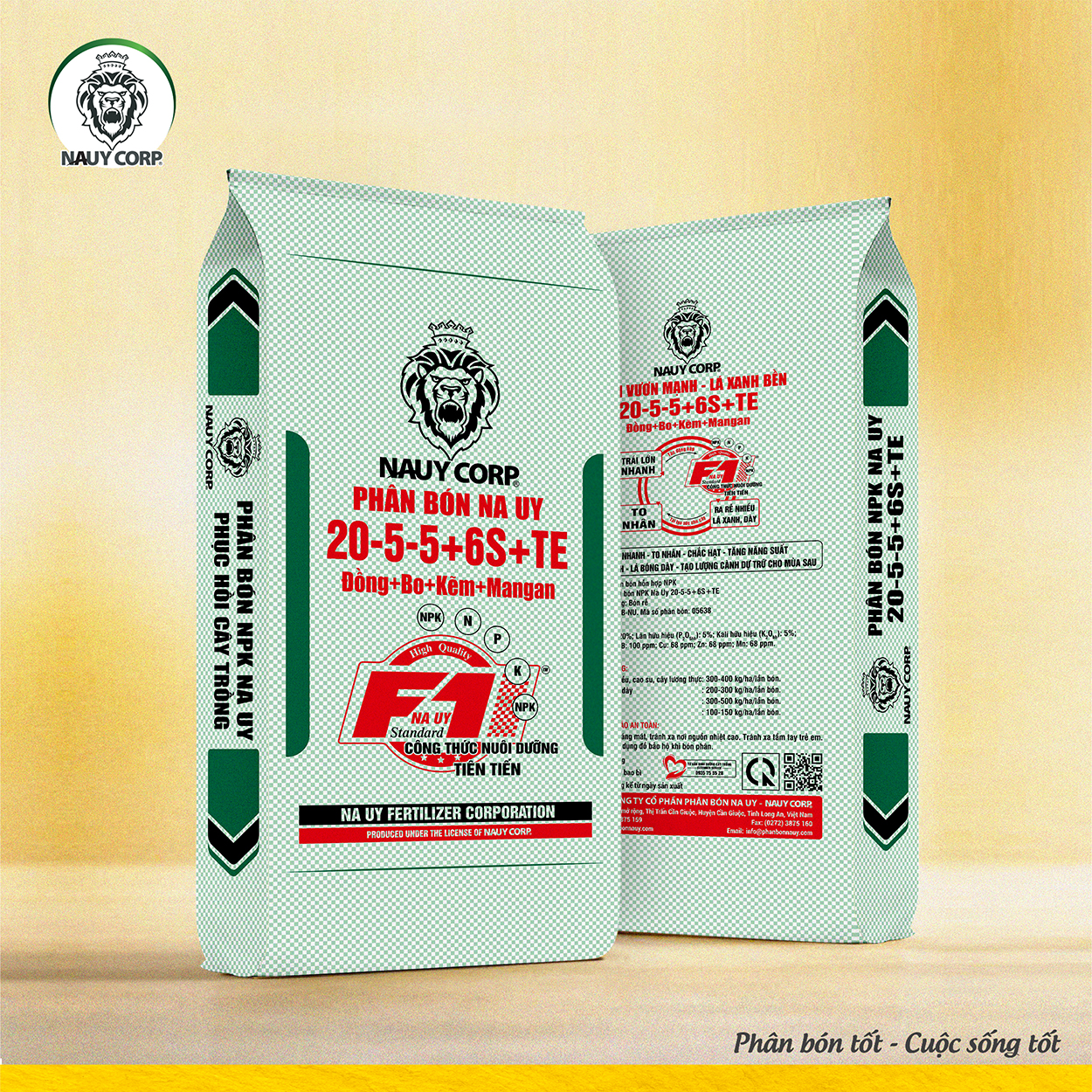 PHÂN BÓN NPK NAUY MÙA KHÔ 20-5-5+TE