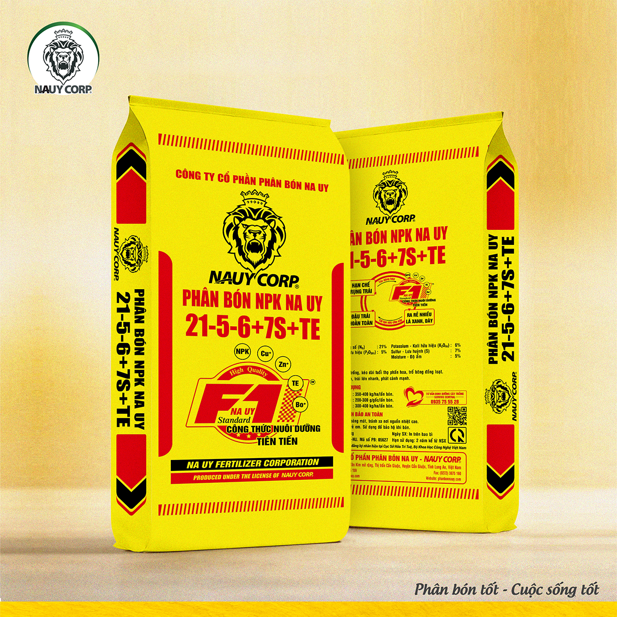 PHÂN BÓN NPK NAUY MÙA KHÔ 21-5-6+TE