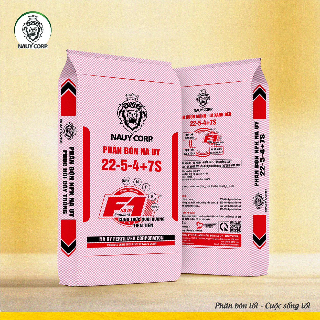 PHÂN BÓN NPK NAUY MÙA KHÔ 22-5-4+TE