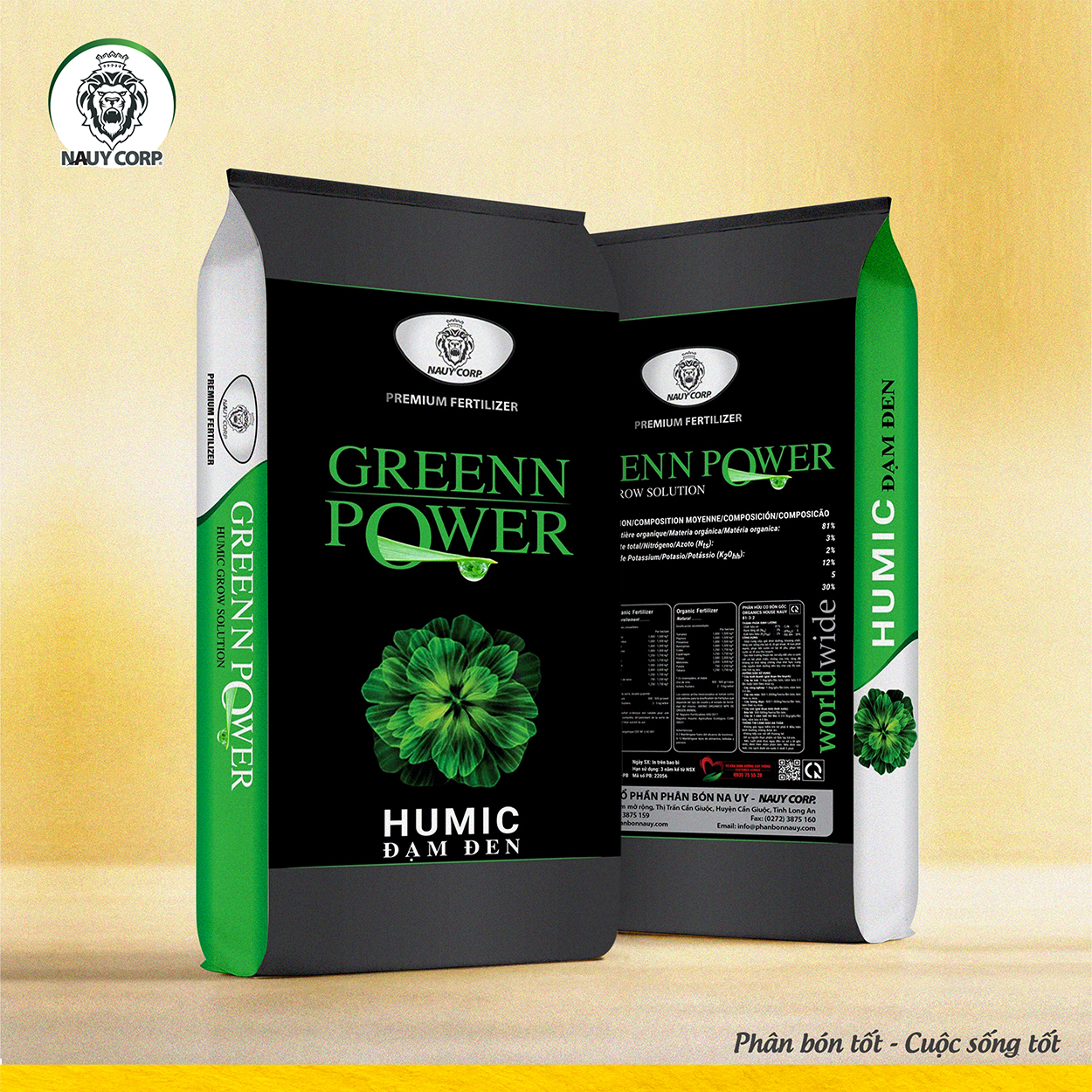 PHÂN BÓN ĐẠM ĐEN NAUY GREEN POWER