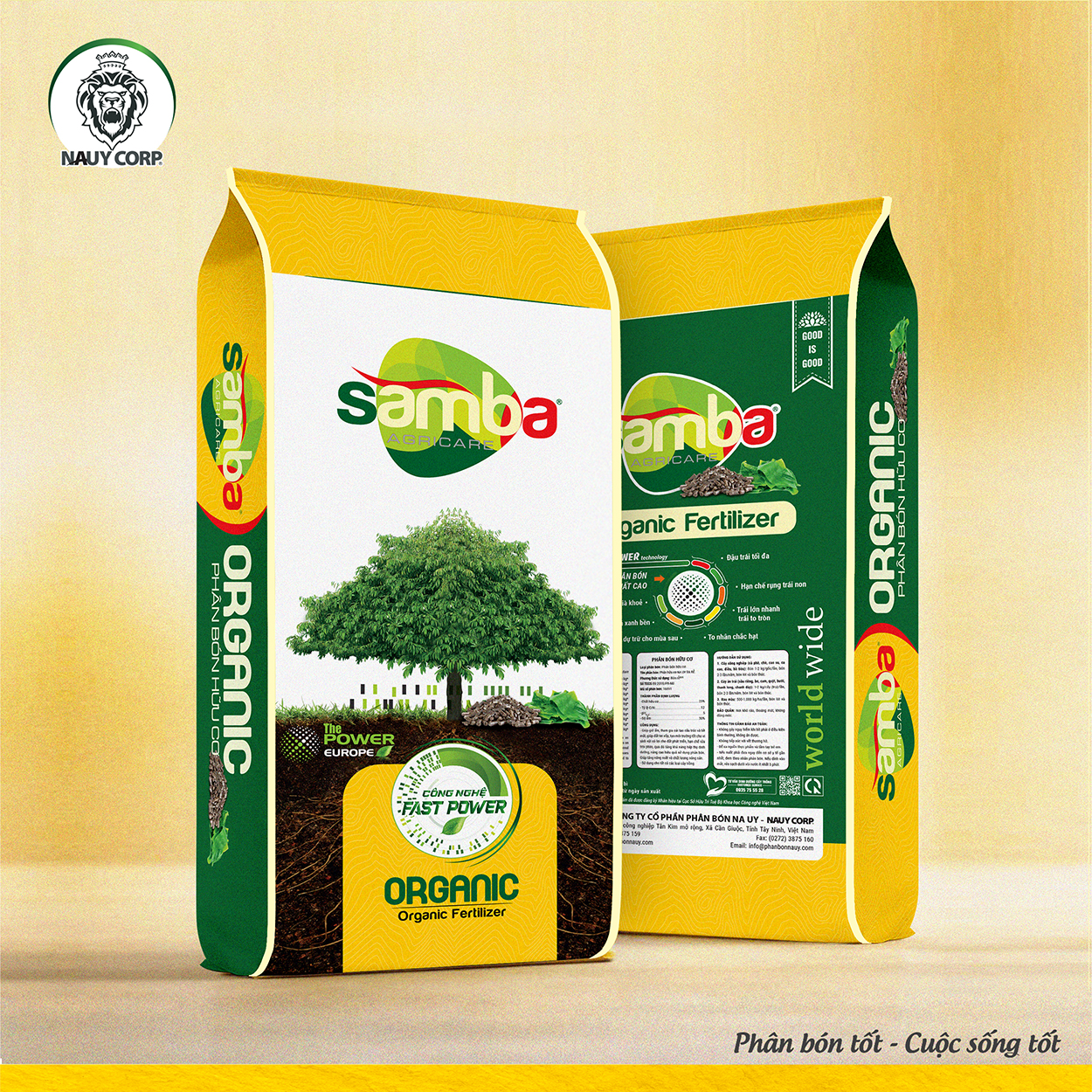 PHÂN BÓN HỮU CƠ NA UY SAMBA ORGANIC