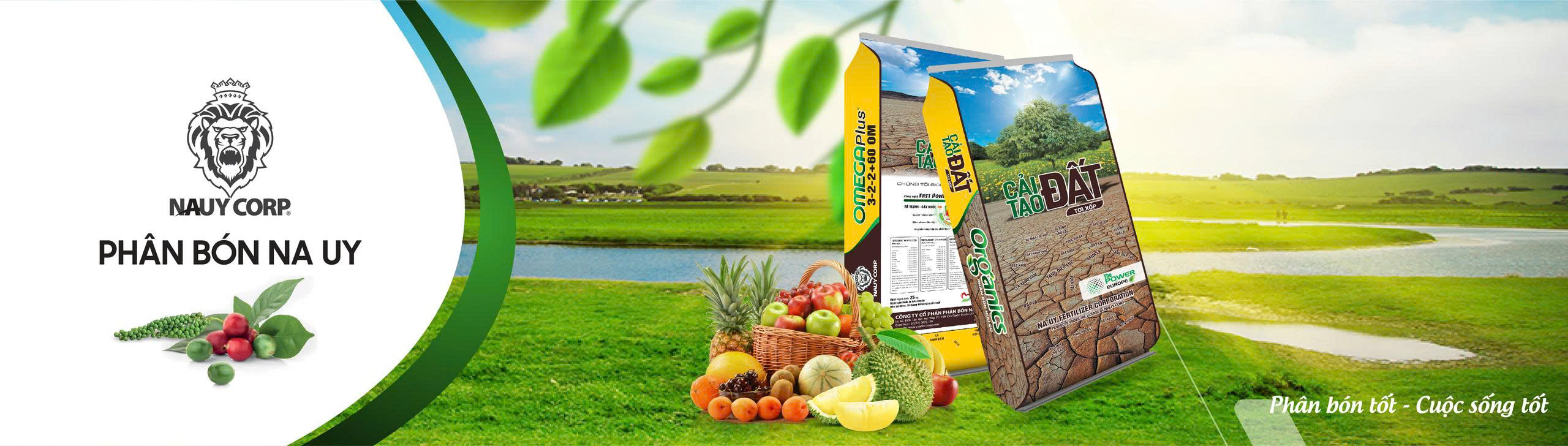 PHÂN BÓN HỮU CƠ NA UY CẢI TẠO ĐẤT